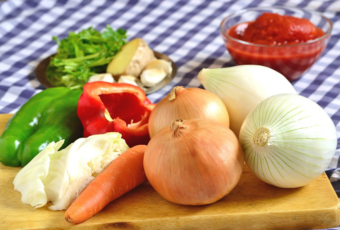 warzywa na sos bazowy